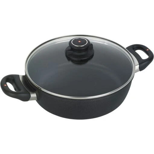 XD Braadpan Met Glazen Deksel Inductie, 24 Cm -Keukenbenodigdheden swiss diamond xd casserole w lid 8 induktion 0