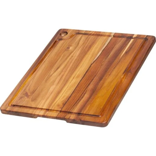 Snijplank Met Inkeping, 46x30,5 Cm -Keukenbenodigdheden teakhaus edge grain marine collection boards cornerhole 0