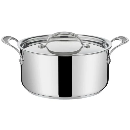 Tefal Jamie Oliver Cook's Classic Pot Roestvrij Staal, 24 Cm / 5,2 L -Keukenbenodigdheden tefal jamie oliver cooks classic pot roestvrij staal 14