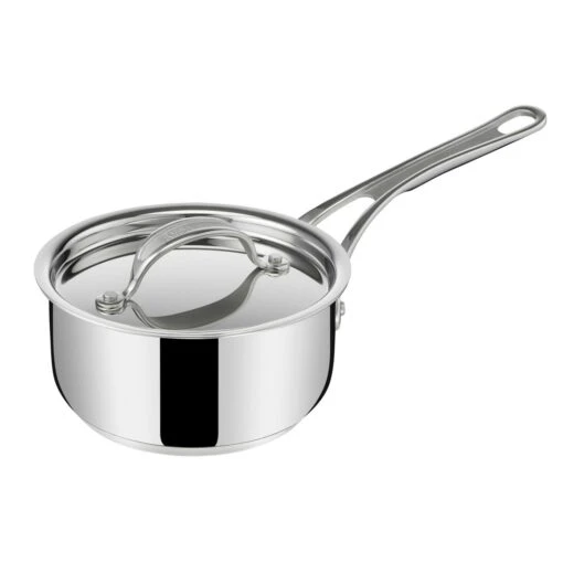 Tefal Jamie Oliver Cook's Classic Steelpan Met Deksel Roestvrij Staal, 16 Cm / 1,5 L -Keukenbenodigdheden tefal jamie oliver cooks classic steelpan met deksel roestvrij staal 16 cm 15 l 0