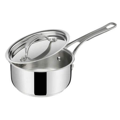 Tefal Jamie Oliver Cook's Classic Steelpan Met Deksel Roestvrij Staal, 16 Cm / 1,5 L -Keukenbenodigdheden tefal jamie oliver cooks classic steelpan met deksel roestvrij staal 16 cm 15 l 5