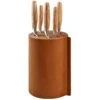 Wüsthof Amici Messenblok Met Vijf Messen -Keukenbenodigdheden wusthof amici knife block with 5 knives olive wood leather 0