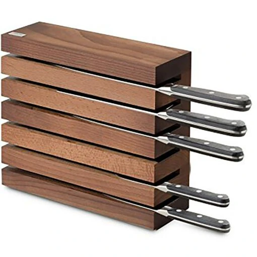 Wüsthof Messenblok 6 Messen -Keukenbenodigdheden wusthof magnetic knife block in thermo treated book 337 11