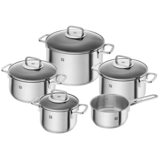 Zwilling Cube Pottenset Matte 5 Stuks -Keukenbenodigdheden zwilling cube pottenset matte 5 stuks 0