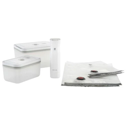 Zwilling Fresh & Save Startpakket Met Vacuümpomp / Tassen / Bakjes Van Plastic, 7 Stuks -Keukenbenodigdheden zwilling fresh save startpakket met vacuumpomp tassen bakjes van plastic 7 stuks 0